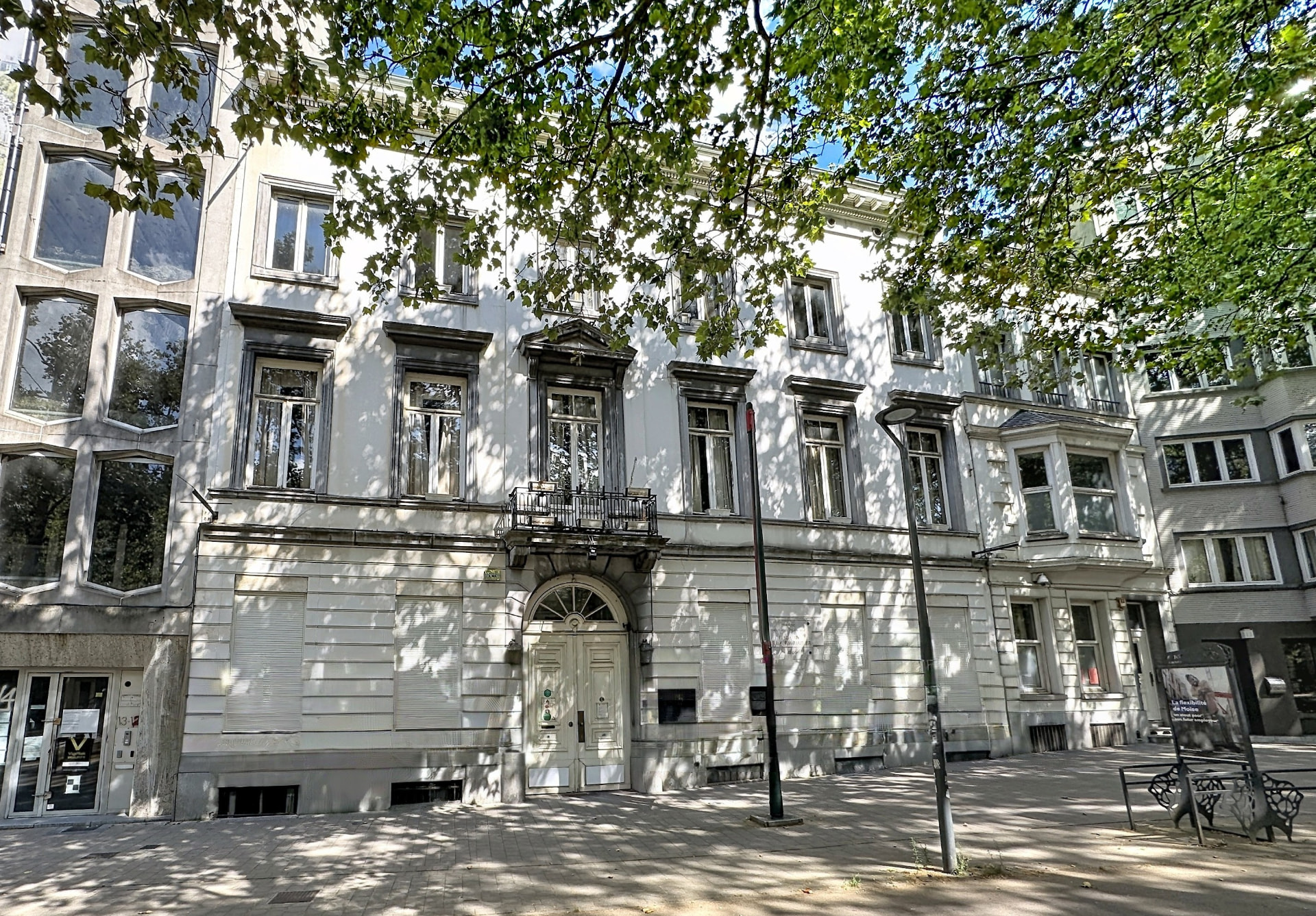 Façade éclectique du musée Charlier à Saint-Josse-ten-Noode, hôtel de maître réaménagé par Victor Horta