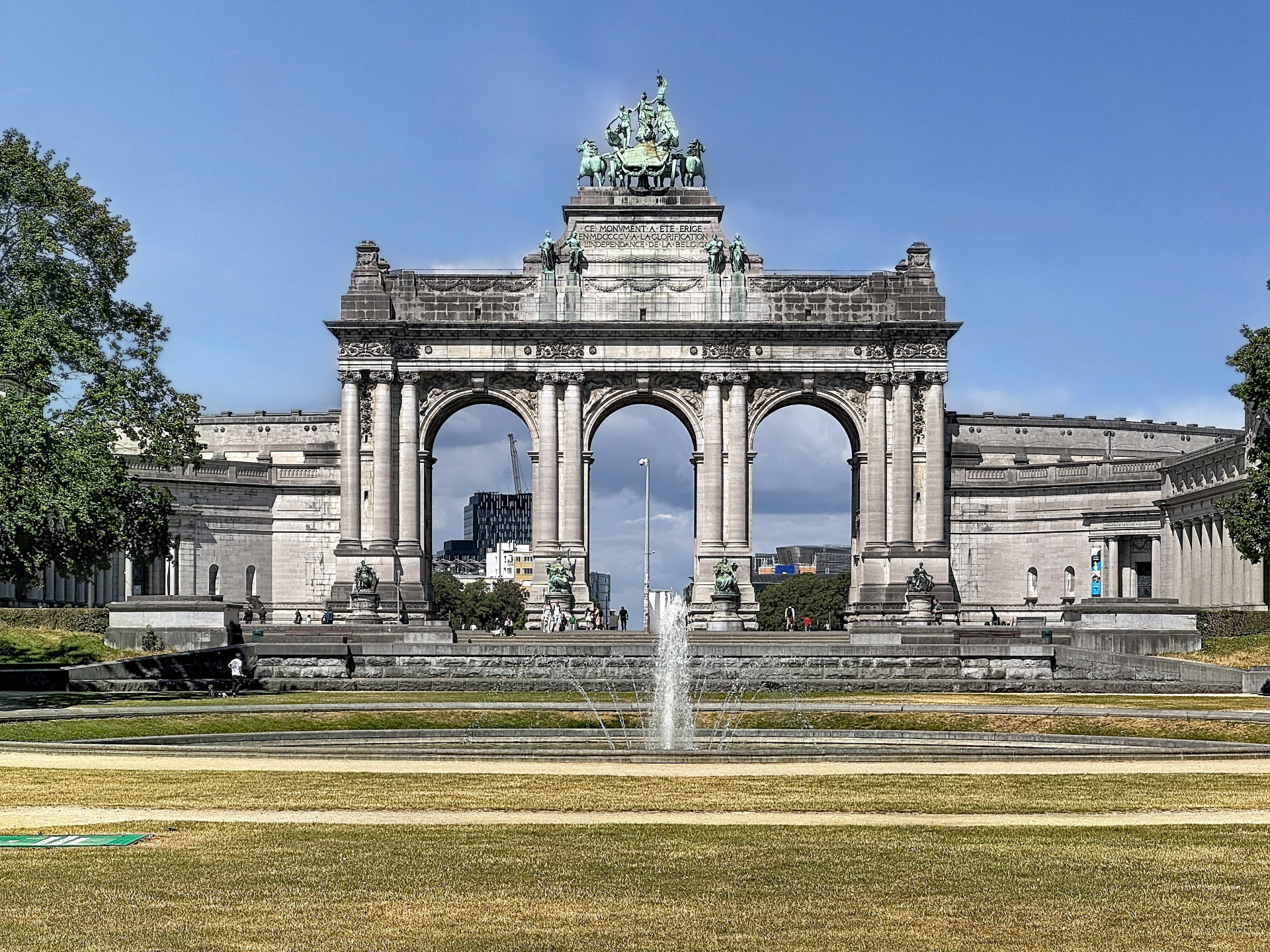L'arcade du Cinquantenaire, près d'Etterbeek