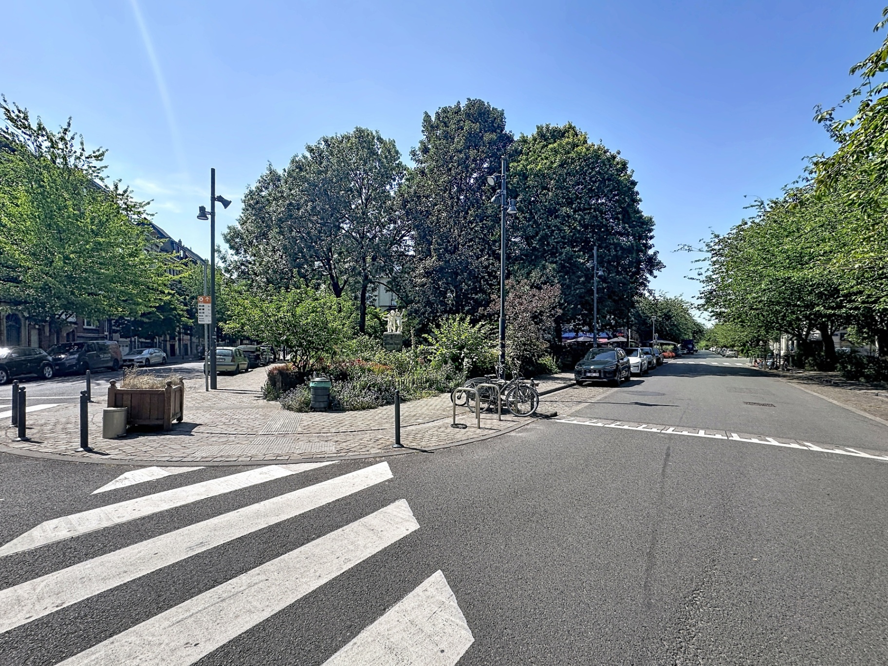 Le square des Griottiers à Schaerbeek