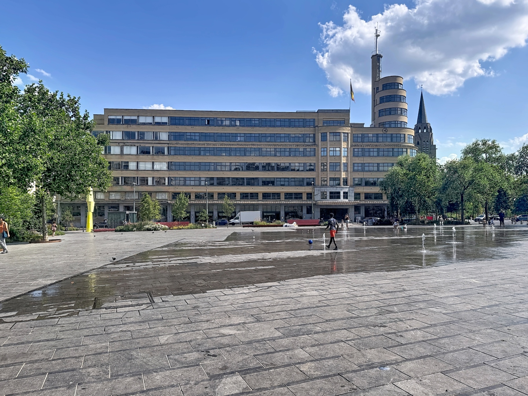 La place Flagey à Ixelles