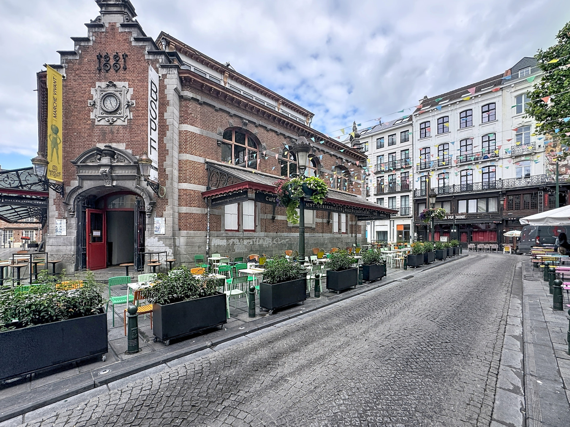 Les Halles Saint-Géry, au cœur du centre de Bruxelles