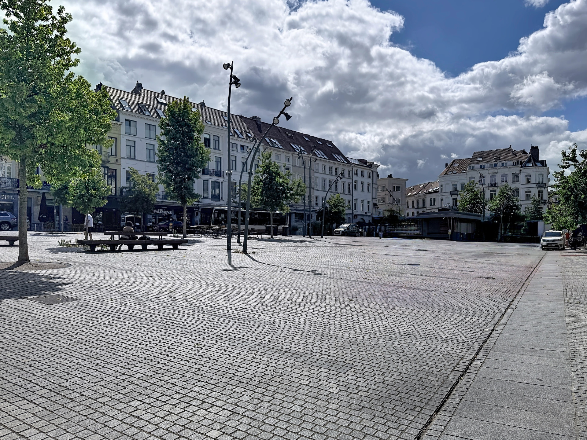 La place Jourdan à Etterbeek