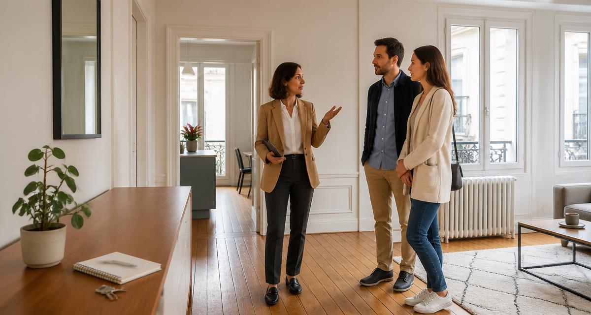Organisation de visites de location dans un appartement bruxellois